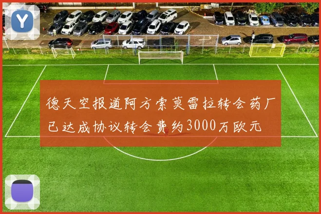 德天空报道阿方索莫雷拉转会药厂已达成协议转会费约3000万欧元